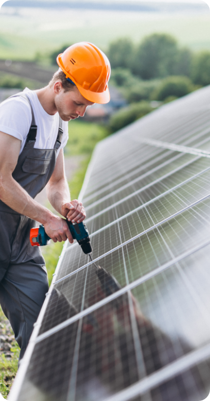 Installation panneaux solaires